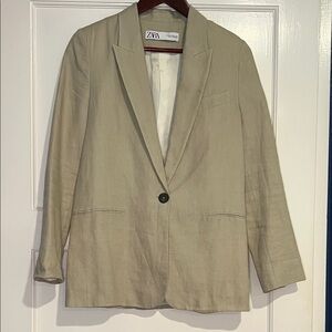 Zara Women's Beige Blazer